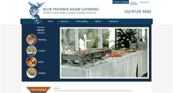 Desktop Screenshot of bluephoenixcatering.com